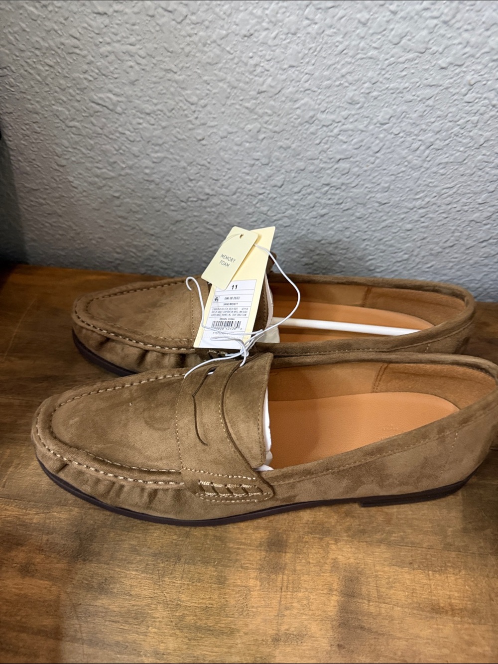 Men's Tan Penny Loafers size 11